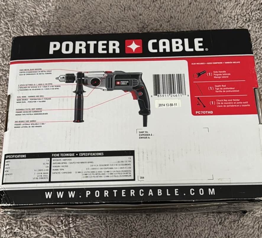 PORTER-CABLE Hammer Drill - photo 3