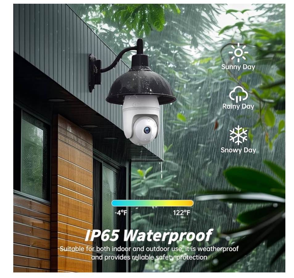 Light Bulb Security Camera – 2K HD | 5G & 2.4GHz WiFi - photo 2
