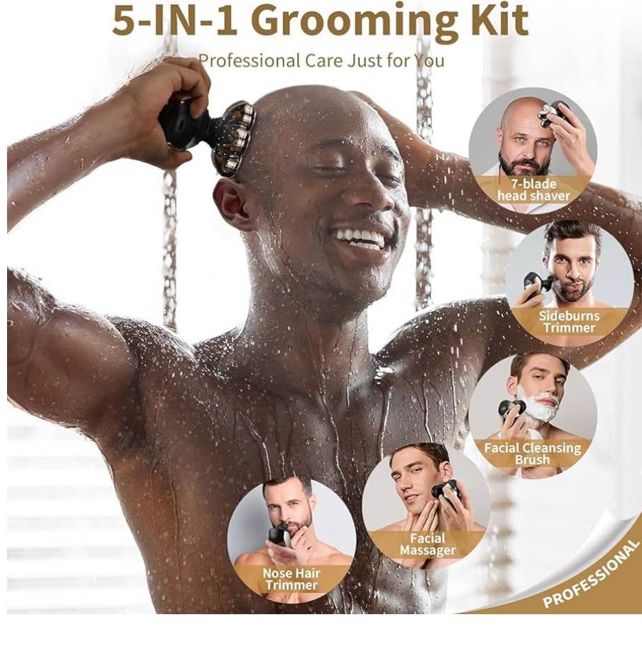 Electric Head Shaver for Bald Men – Cordless & Rechargeable - photo 2