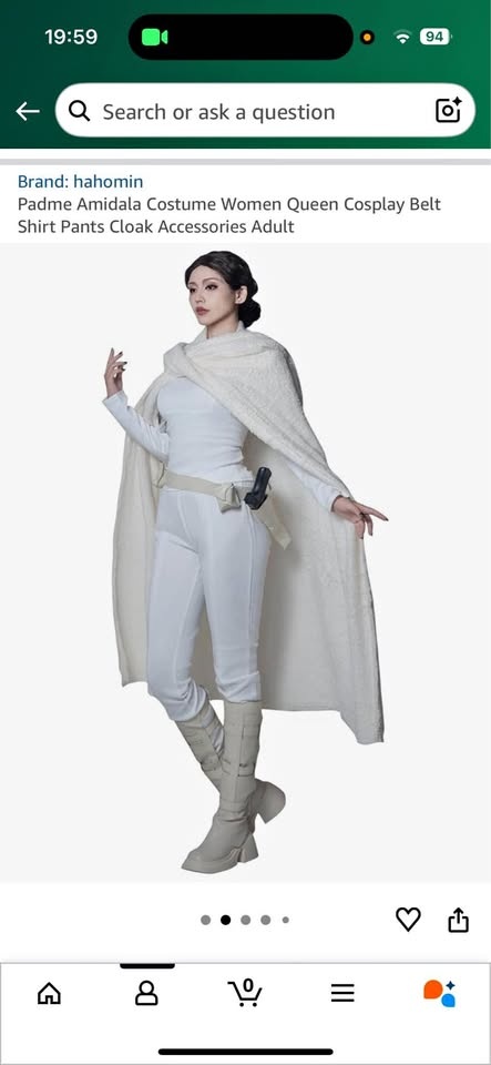 Small Star Wars Padme Costume