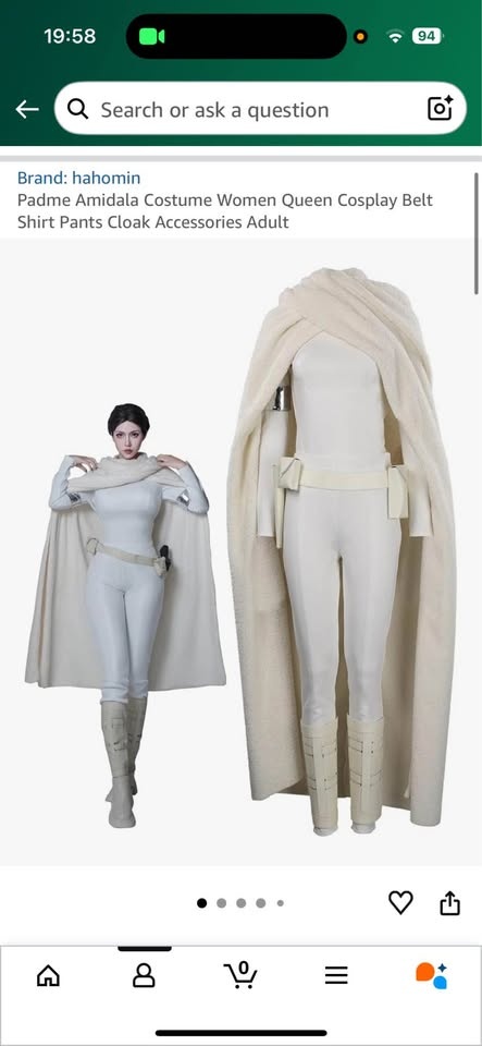 Small Star Wars Padme Costume - photo 2
