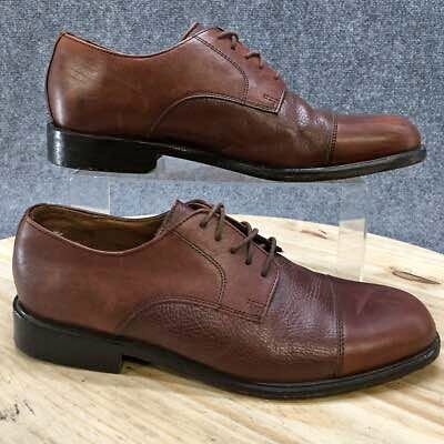 Bostonian Brown Leather Oxford Shoes - Size 8.5 Men