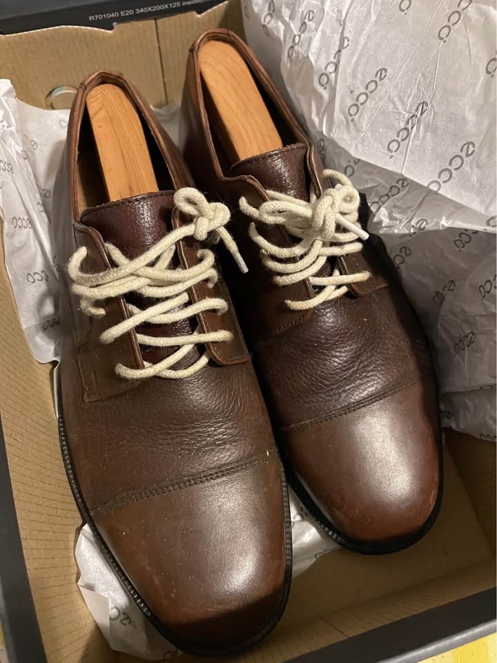 Bostonian Brown Leather Oxford Shoes - Size 8.5 Men - photo 2
