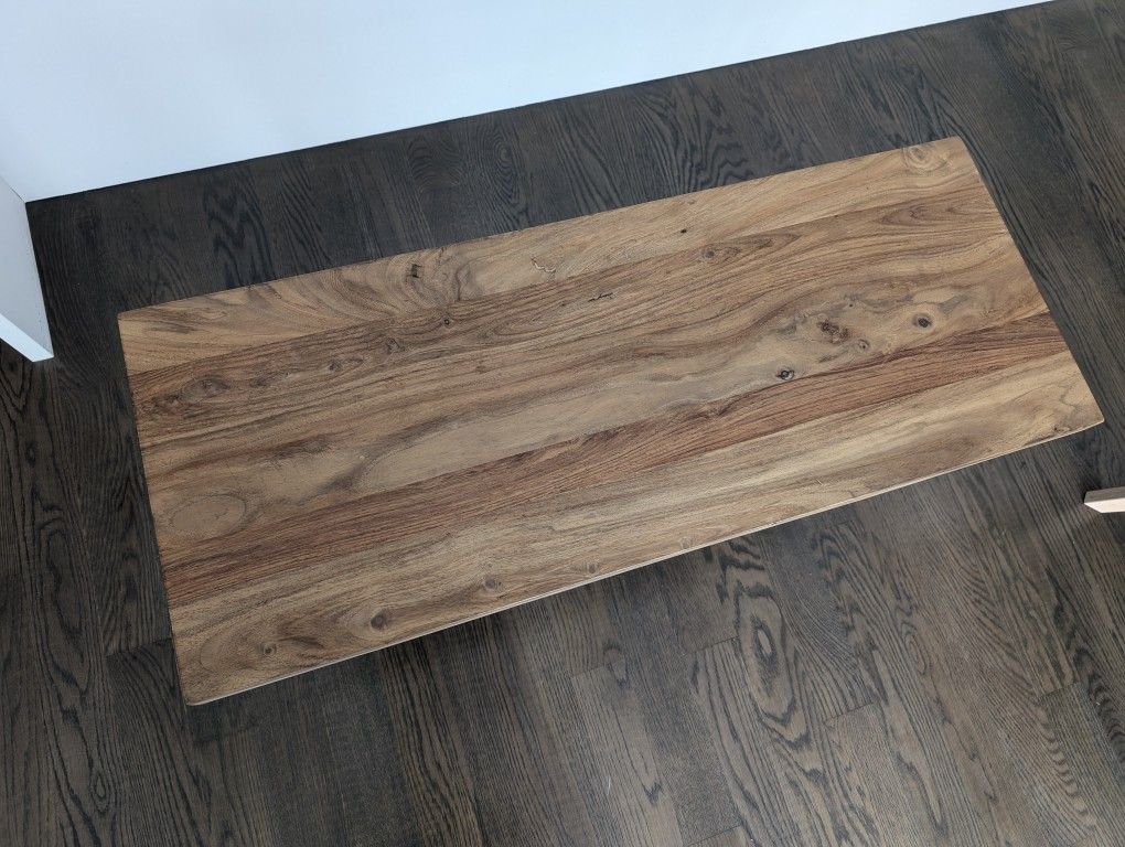 CB2 Dylan 36" Medium Acacia Bench - photo 2