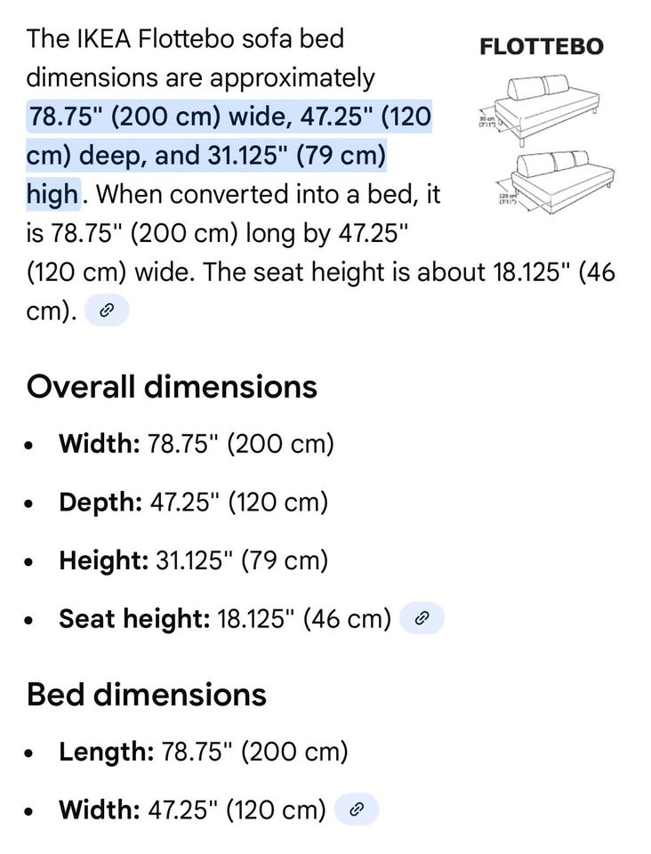 FLOTTEBO - IKEA Sofabed. - photo 5