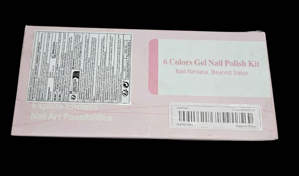 6 Colors Gel Nail Polish Kit - photo 2