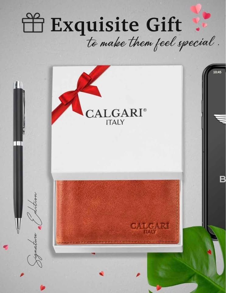 Brand new | CALGARI leather wallet for men - photo 4