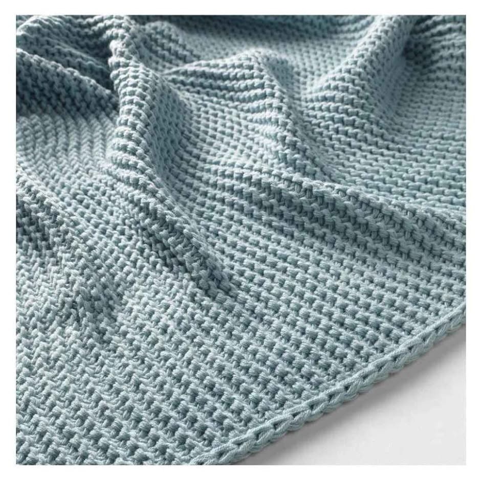 IKEA INGABRITTA Throw Light Blue - photo 2