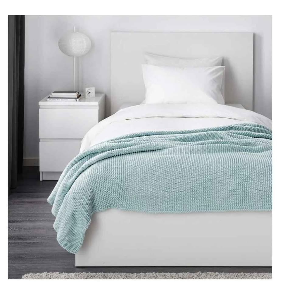 IKEA INGABRITTA Throw Light Blue - photo 4