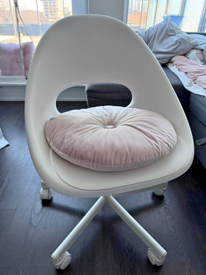 Desk chair with cushion