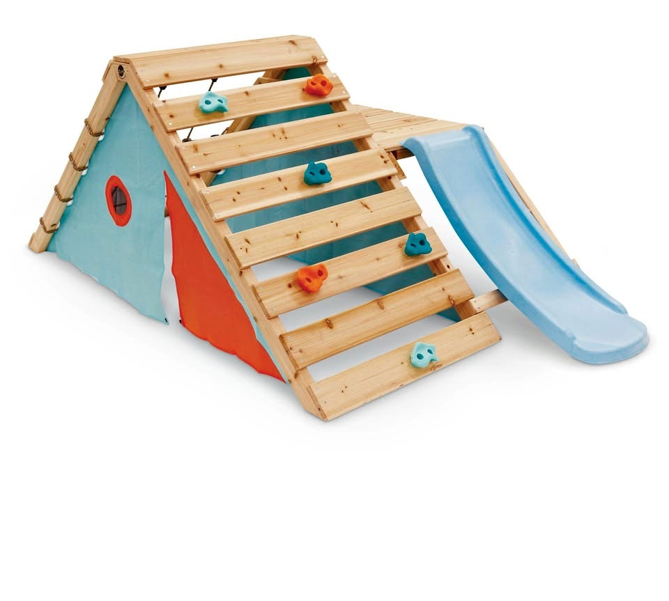 Indoor/ Outdoor Wooden Play Centre, Ages 18mos+ | Plum