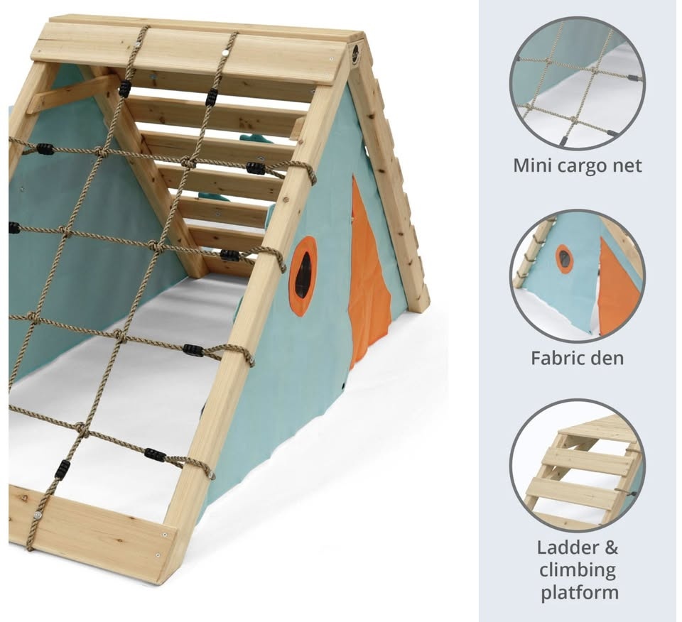 Indoor/ Outdoor Wooden Play Centre, Ages 18mos+ | Plum - photo 2