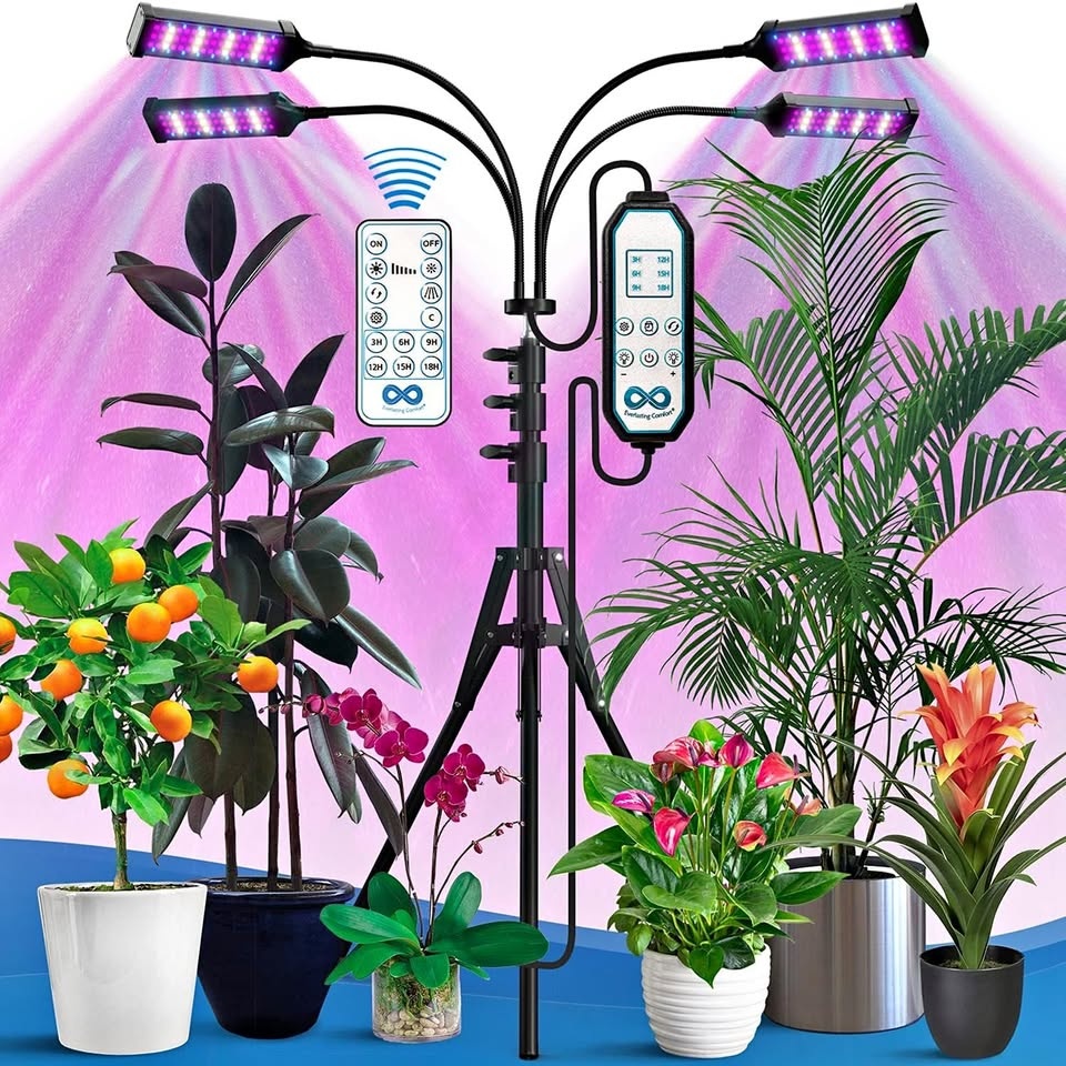 🌱 Full Spectrum LED Grow Light on 63" Tripod