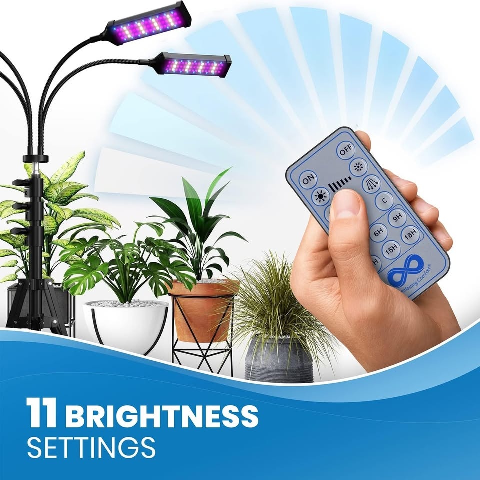 🌱 Full Spectrum LED Grow Light on 63" Tripod - photo 3