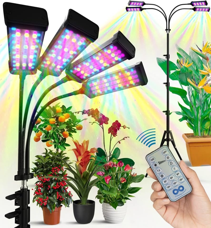 🌱 Full Spectrum LED Grow Light on 63" Tripod - photo 5