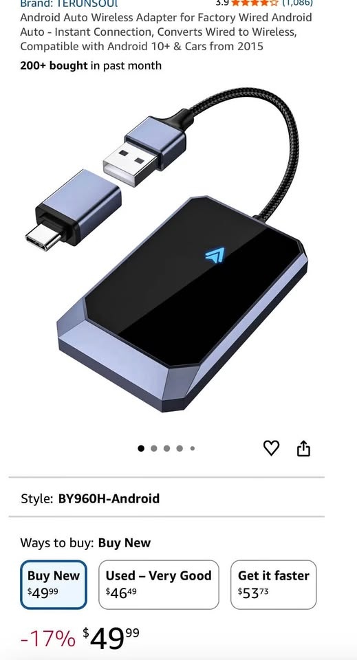 Android Auto Wireless Adapter