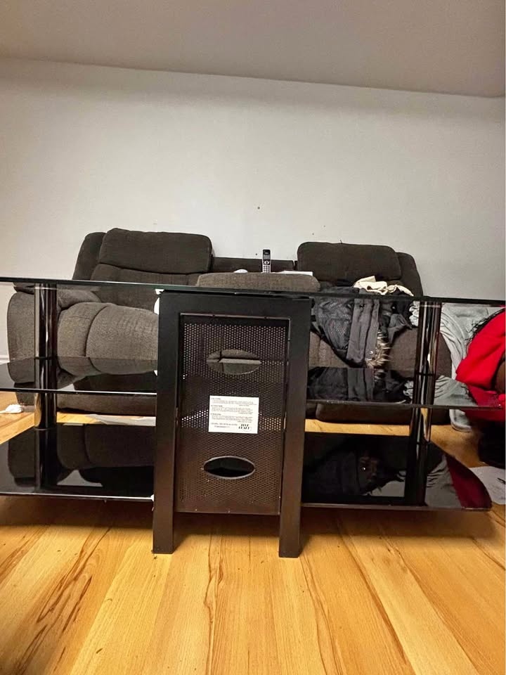 Glass TV Stand
