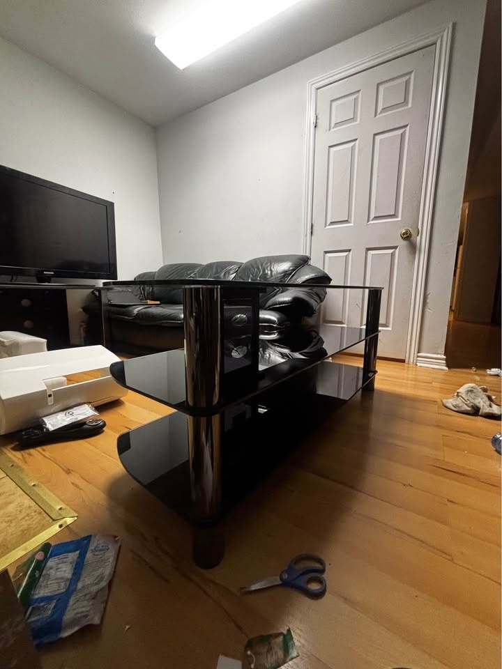 Glass TV Stand - photo 2