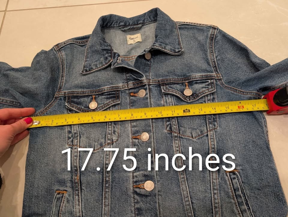 Gap Womens Blue Jean Jacket Size Small - photo 4