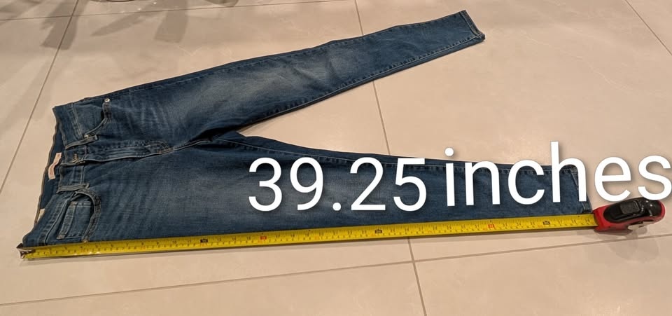Levis Womens Blue Mile High Super Skinny Jean Size 28 - photo 5