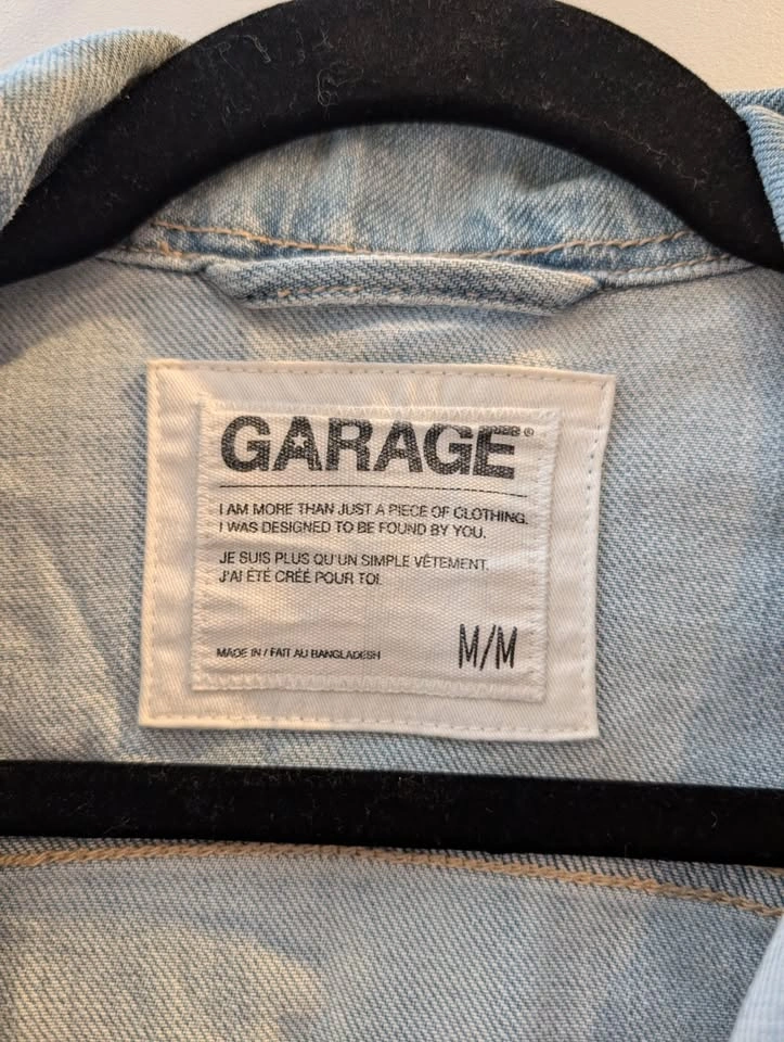 Garage Denim Jacket - Light Wash, Size Medium - photo 2