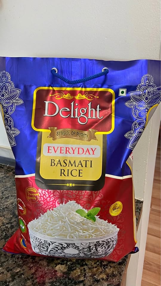 Delight Everyday Basmati Rice, unopened 10 lb bag