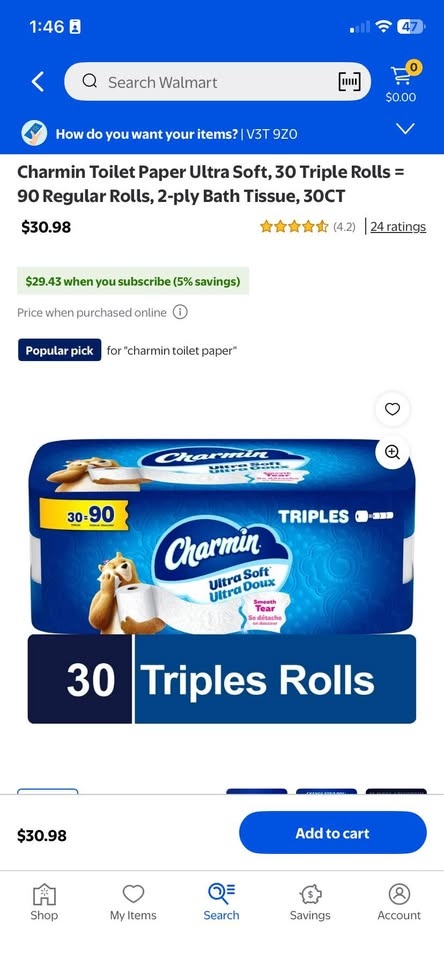 Charmin Ultra Soft Toilet Paper – 30 Jumbo Rolls - photo 5
