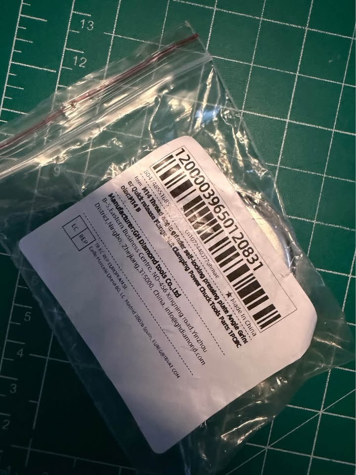 M14 Quick-Release Angle Grinder Flange Nut - photo 2