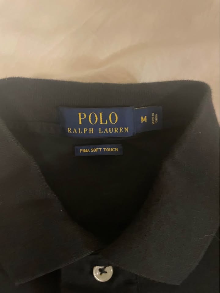 Polo Ralph Lauren Pima Soft Touch Black Polo Shirt - photo 2