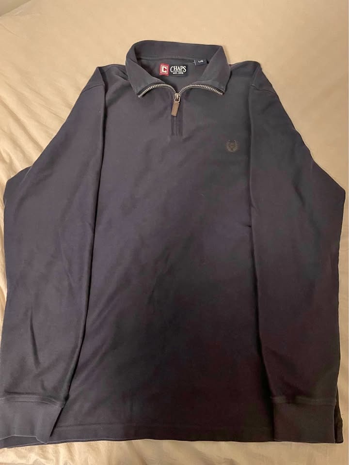 Chaps Ralph Lauren Quarter Zip Size Large