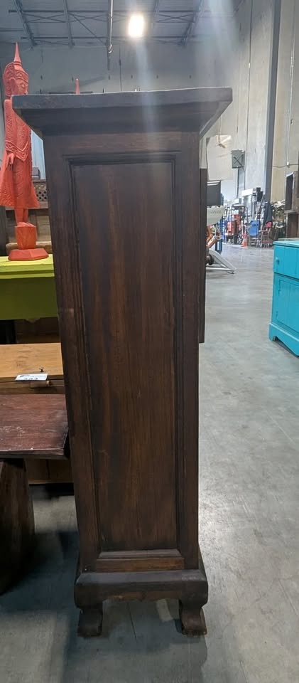 Exotic Suar Wood Cabinet with Drawers - photo 3