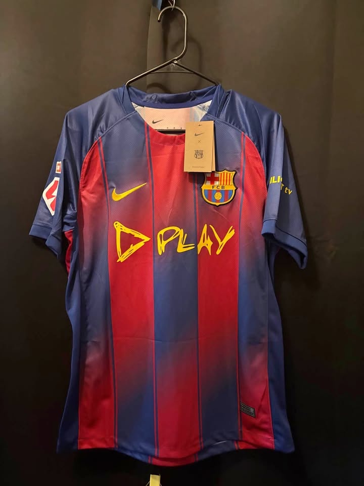 Ed Sheeran 2026 バルセロナ ペドリ PEDRI 8番 半袖シャツ バルセロナ