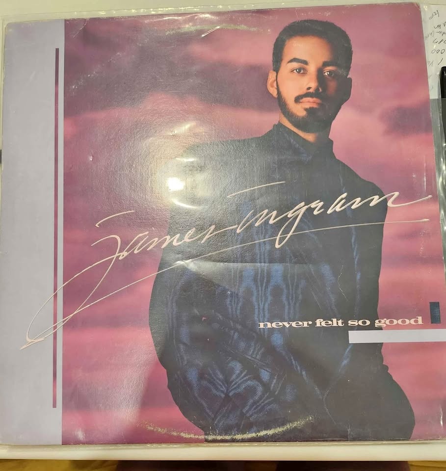 Vinyl James Ingram: never felt so good. VG+