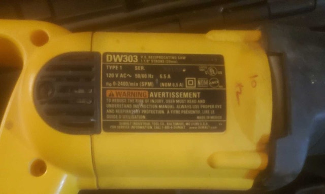 Dewalt Corded Sawzall - photo 2