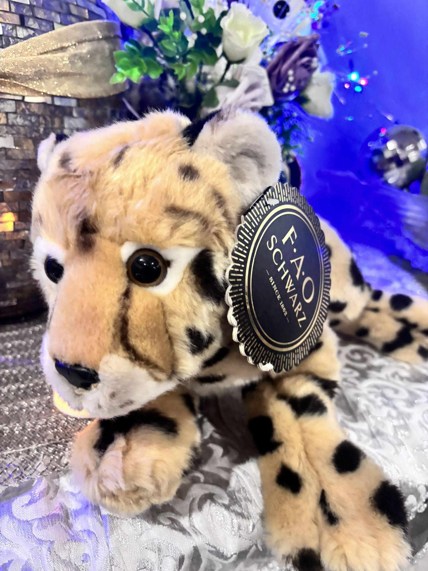Beautiful Cougar Cub Plush FAO Schwarz