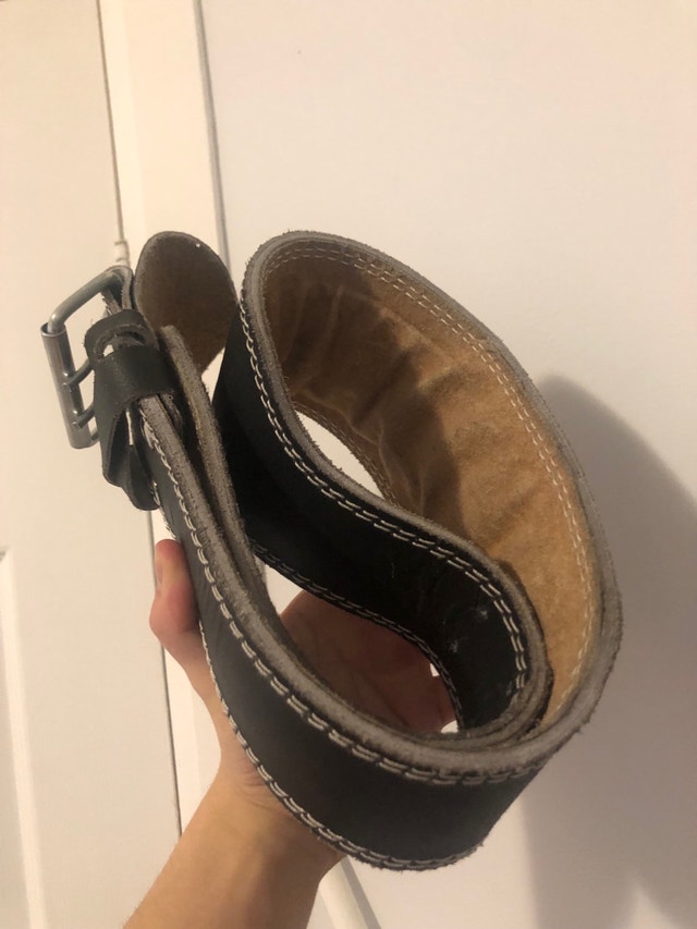 Weightlifting leather Belt M - photo 2