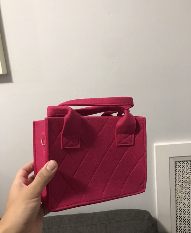 Pink square Handbag