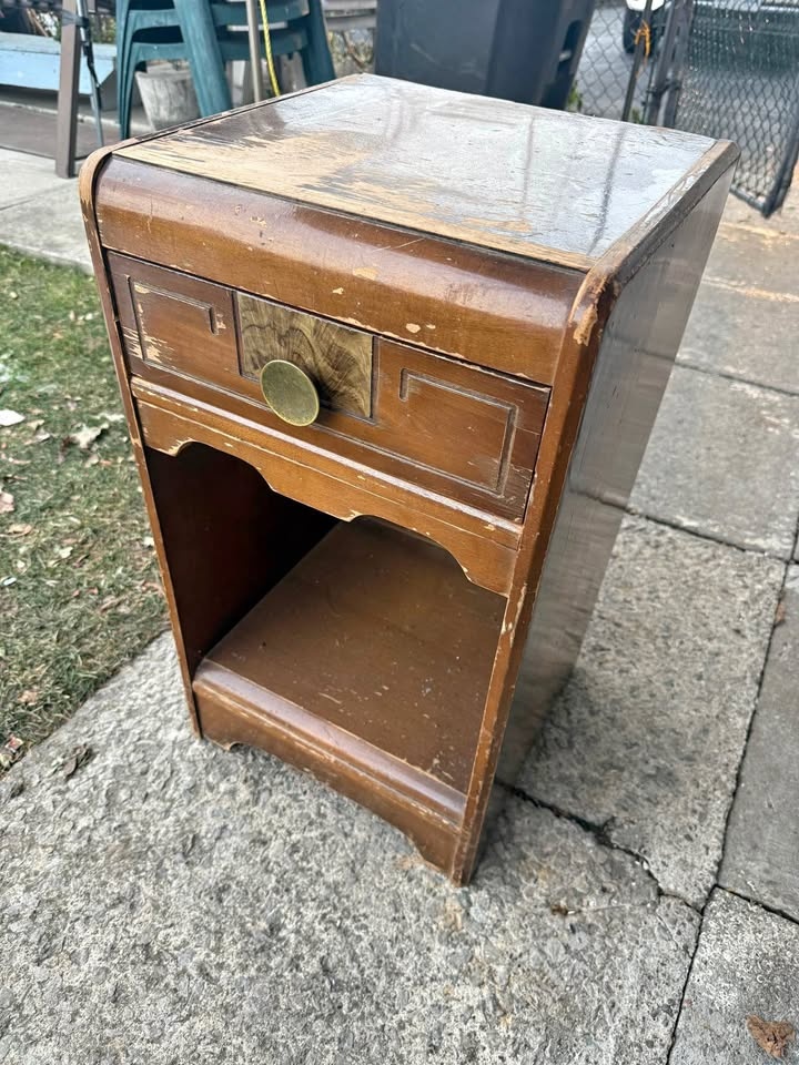 1930s Vintage night stand - ready for DIY project