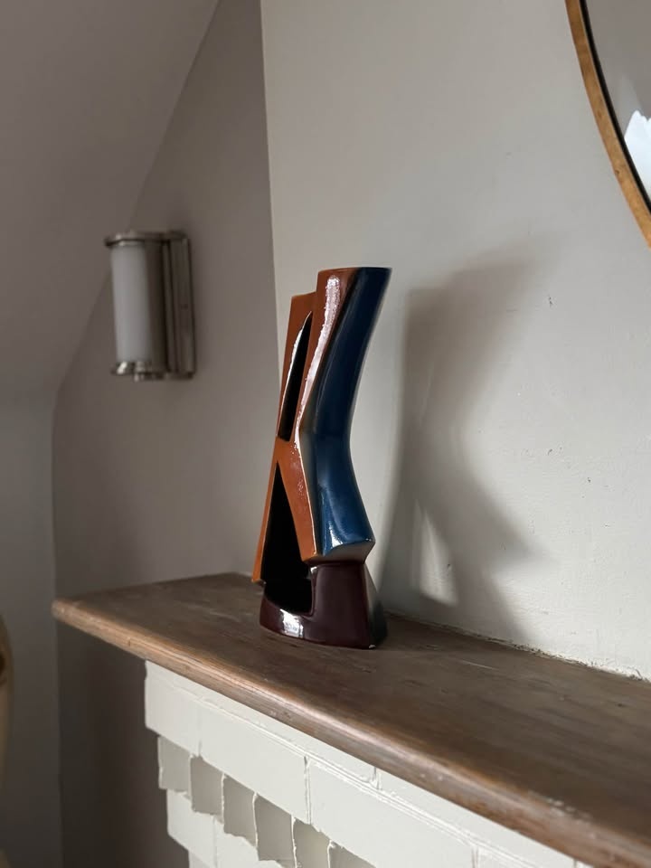 Mid Century Modern Italian Art Pottery Vase - photo 2