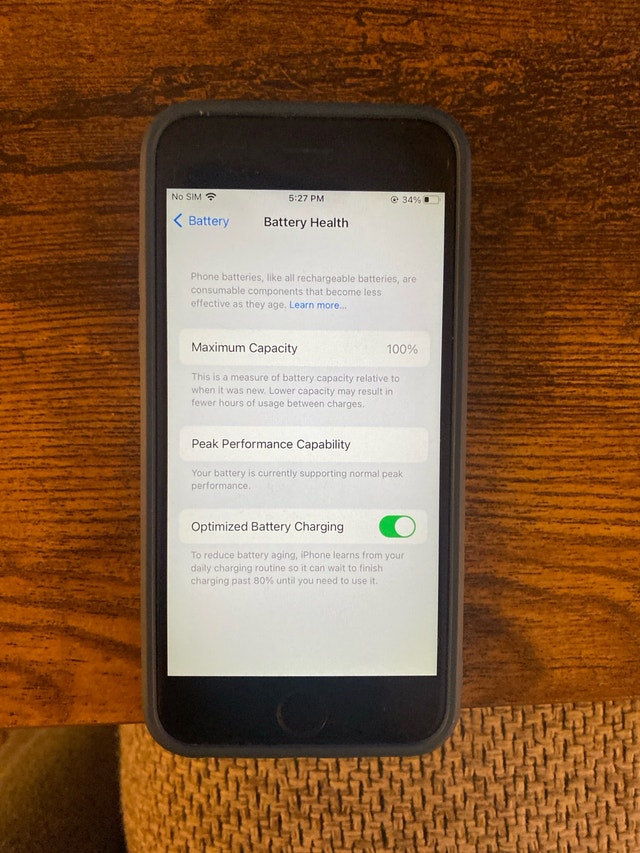 iPhone 6s (includes case)