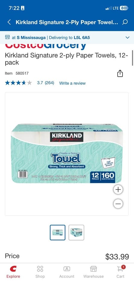 Kirkland Signature Paper Towels – Thick & Absorbent - photo 4