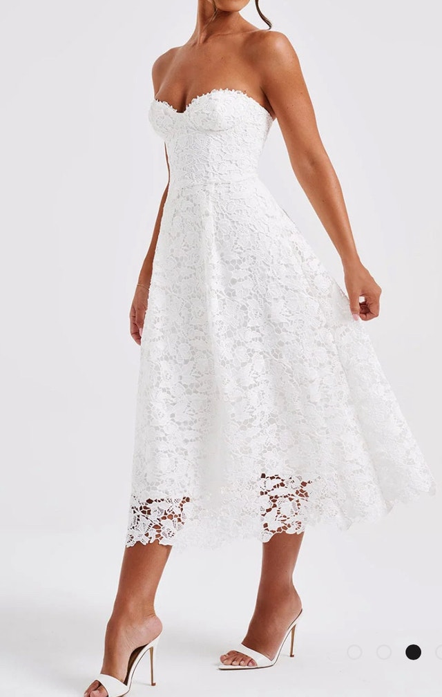 Club L London White Lace Dress - photo 3
