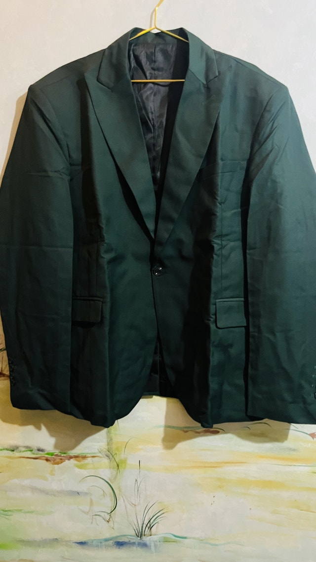 Forest Green Men Formal Suit For All Ocassions-Size 3 - photo 3