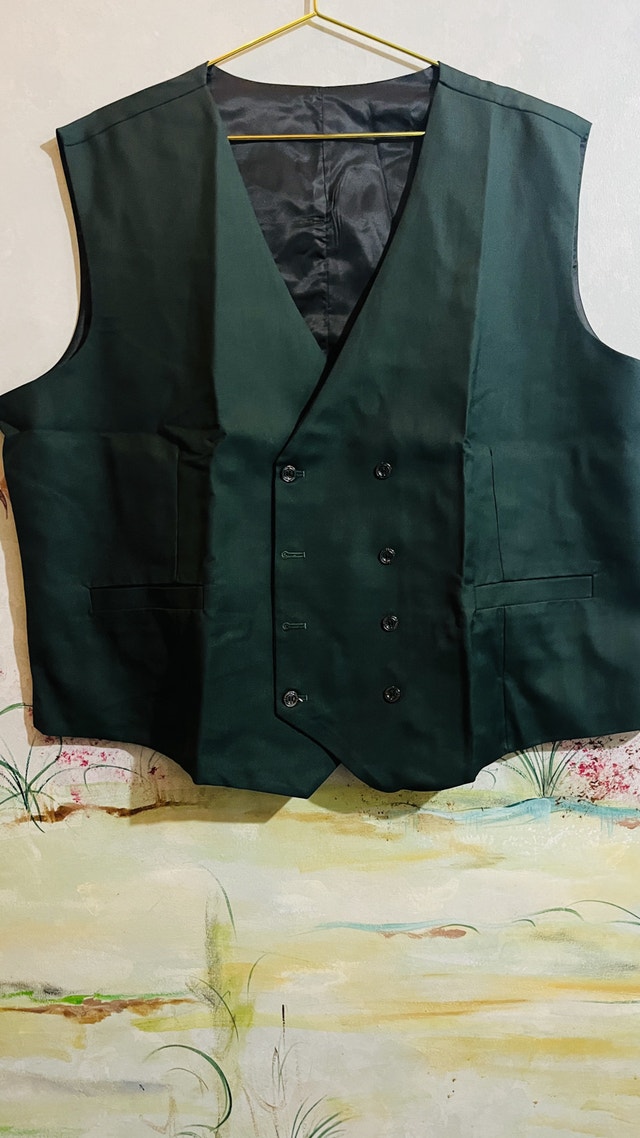 Forest Green Men Formal Suit For All Ocassions-Size 3 - photo 4