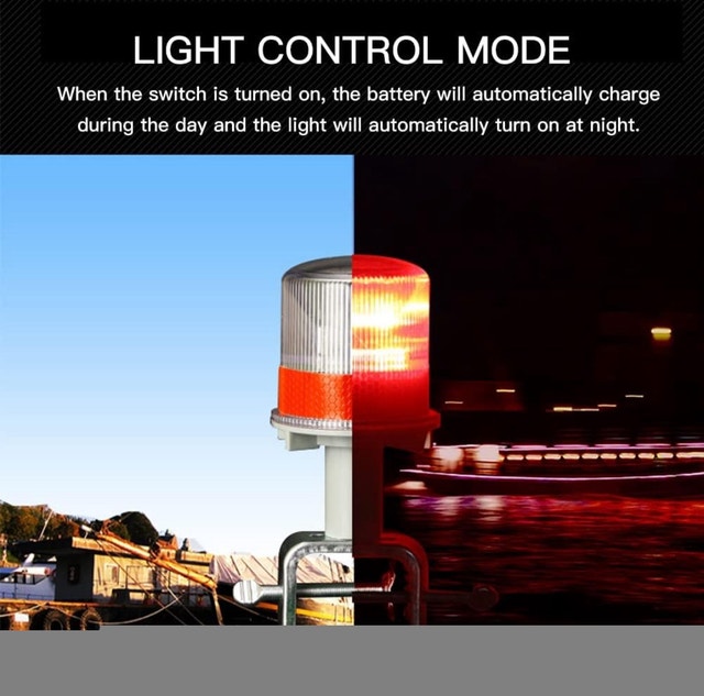 Solar Marine warning Light! - photo 3