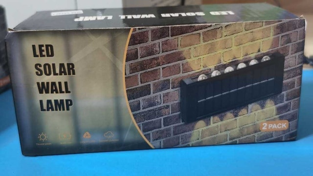 LED SOLAR WALL LAMP