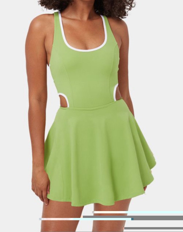 BERLOOK-Light Green Cut-Out  Dress! Size XS - photo 4