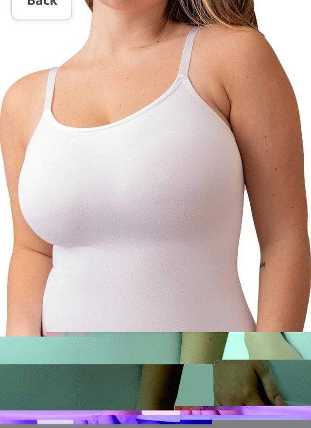 SHAPERMINT SCOOP NECK CAMI, XXL WHITE - photo 4