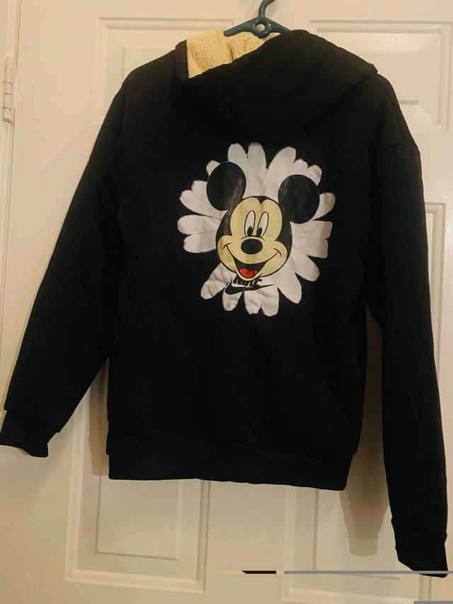 Black Hoodie Zip Jacket-Size L - photo 3