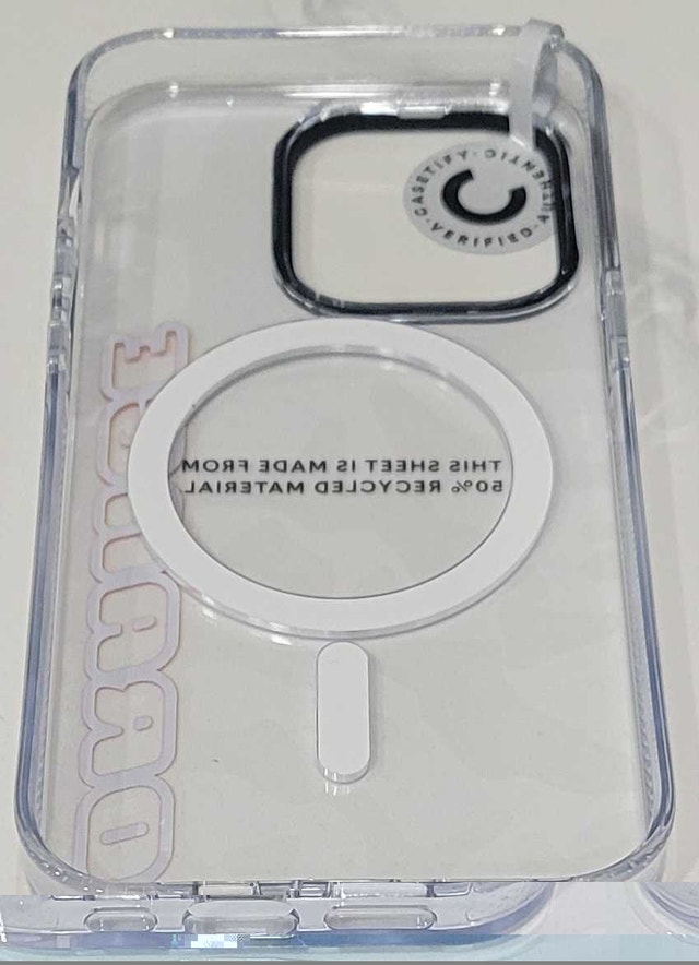 CLEAR MAGSAFE CASE FOR IPHONE 14 PRO, ORANGE - photo 2